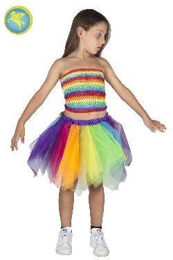 TOP ELASTICO ARCOBALENO